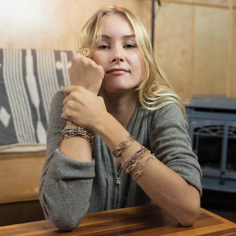 Pyrite's Booty Bracelet in Labradorite and 24K Gold Vermeil