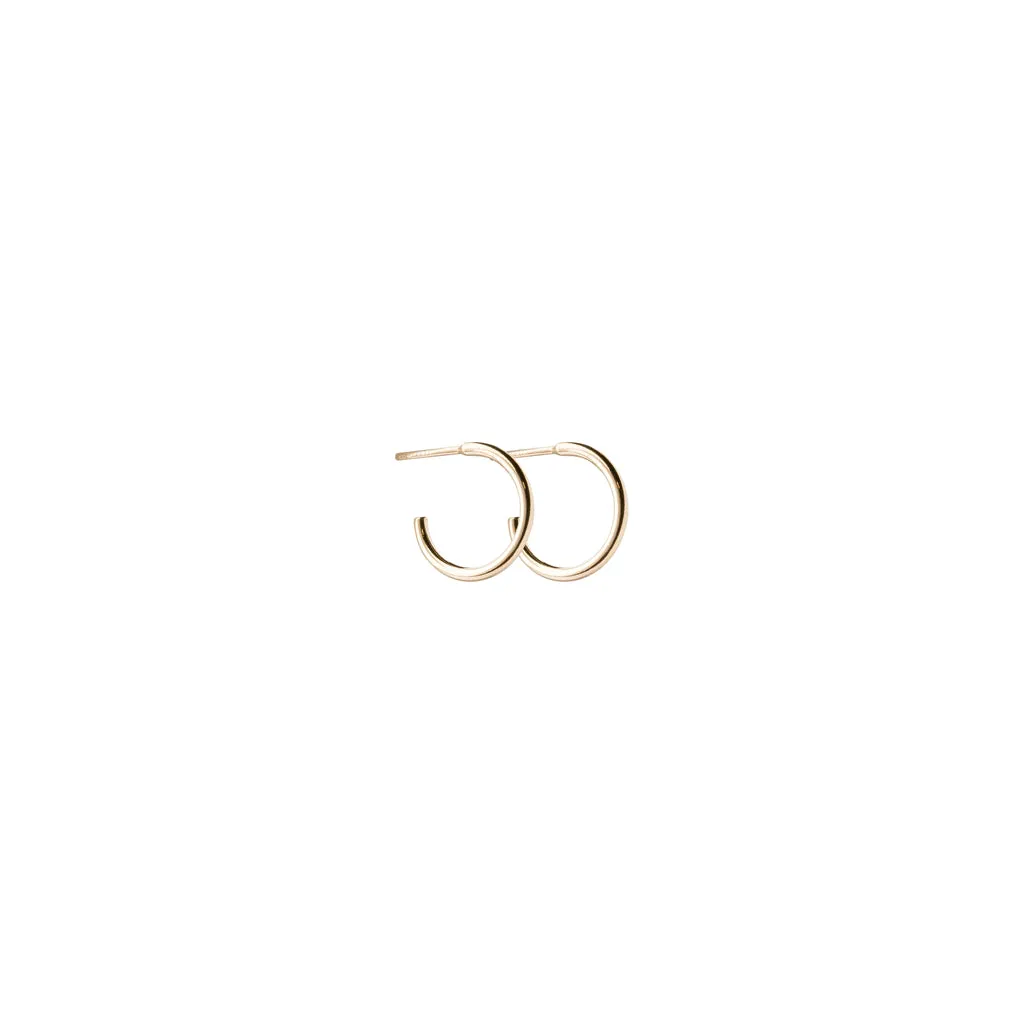 Small Hoop Stud Earring