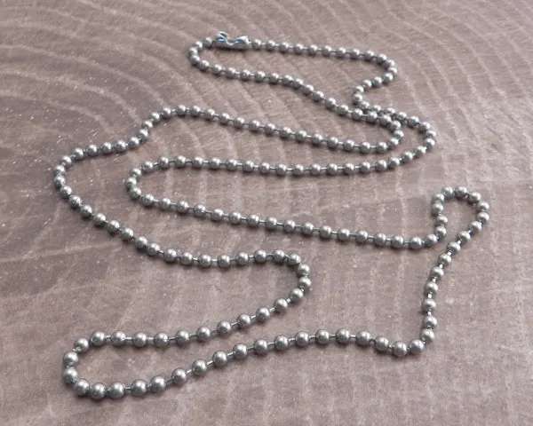 Stainless Steel Ball Chain Necklace