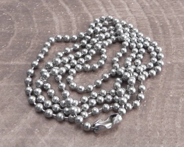 Stainless Steel Ball Chain Necklace