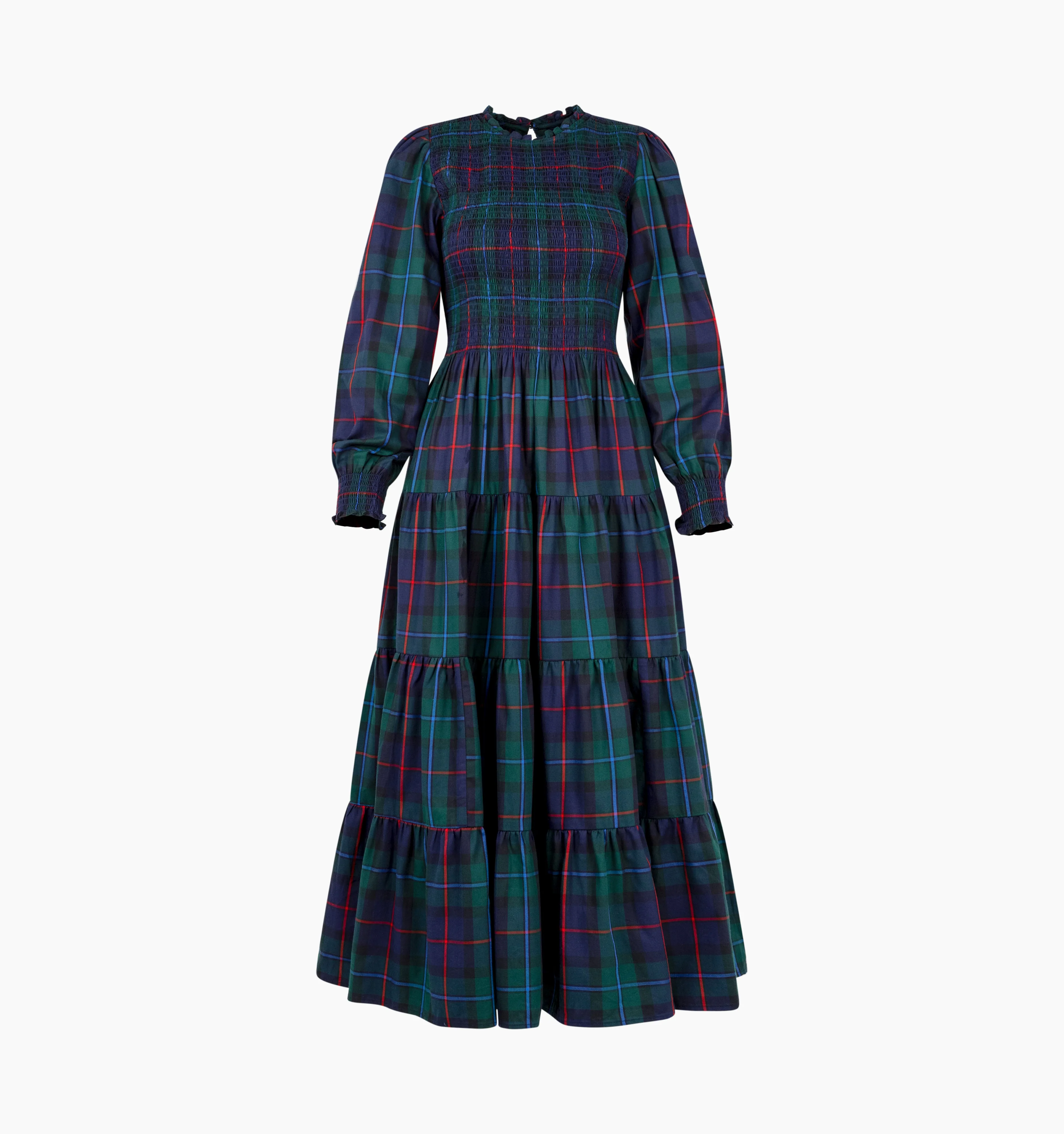 The Viviana Nap Dress - Midnight Tartan