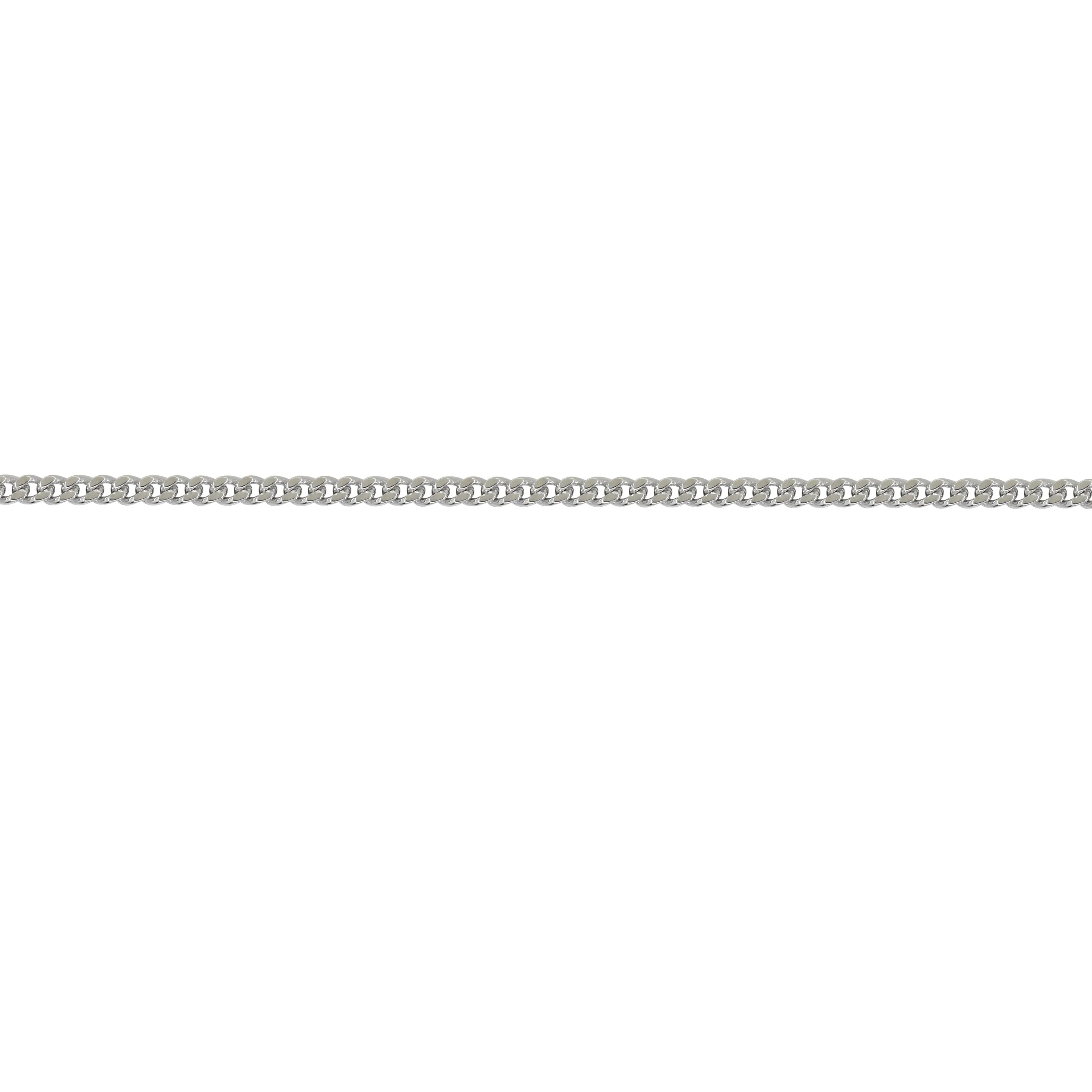 Thin Curb Chain, 925 Silver