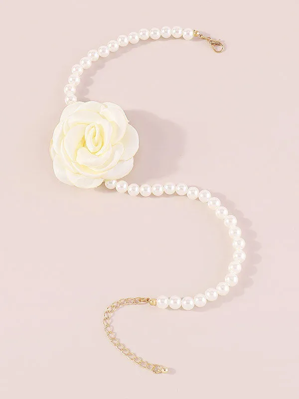 Three-Dimensional Flower Necklaces Accessories