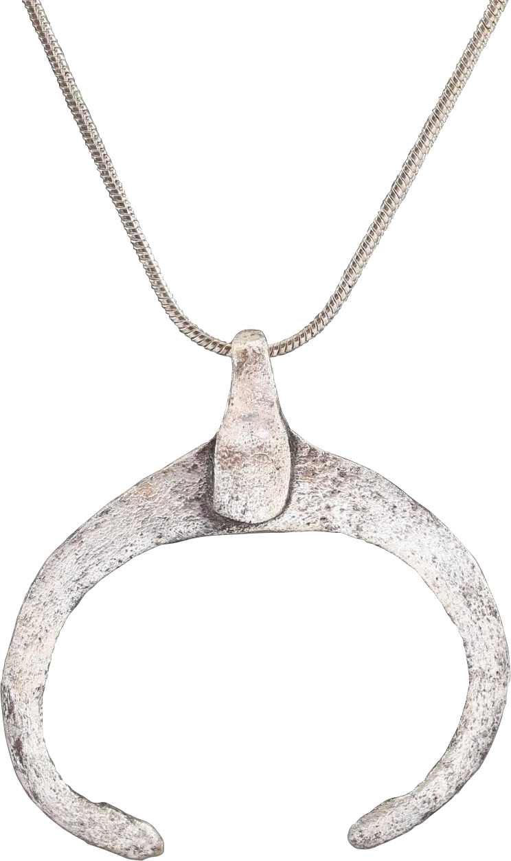 VIKING LUNAR PENDANT NECKLACE, 800-1050 AD